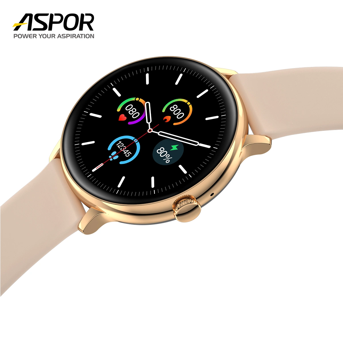 Fashion Smartwatch IP67 Waterproof Bt Call Custom Logo Sport Fitness Phone for Women Men Sport Round Smart Watch