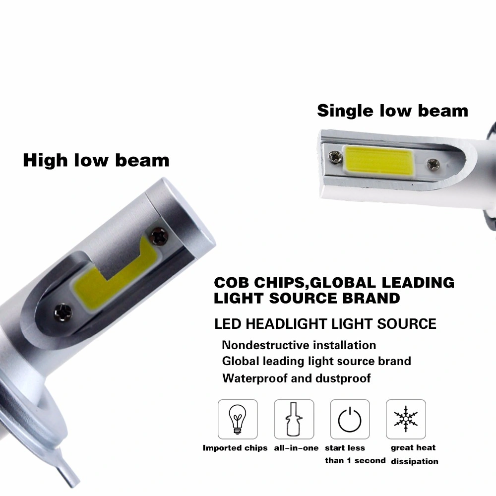 C6 LED Car LED Headlight 8000lm H3 H4 H7 H11