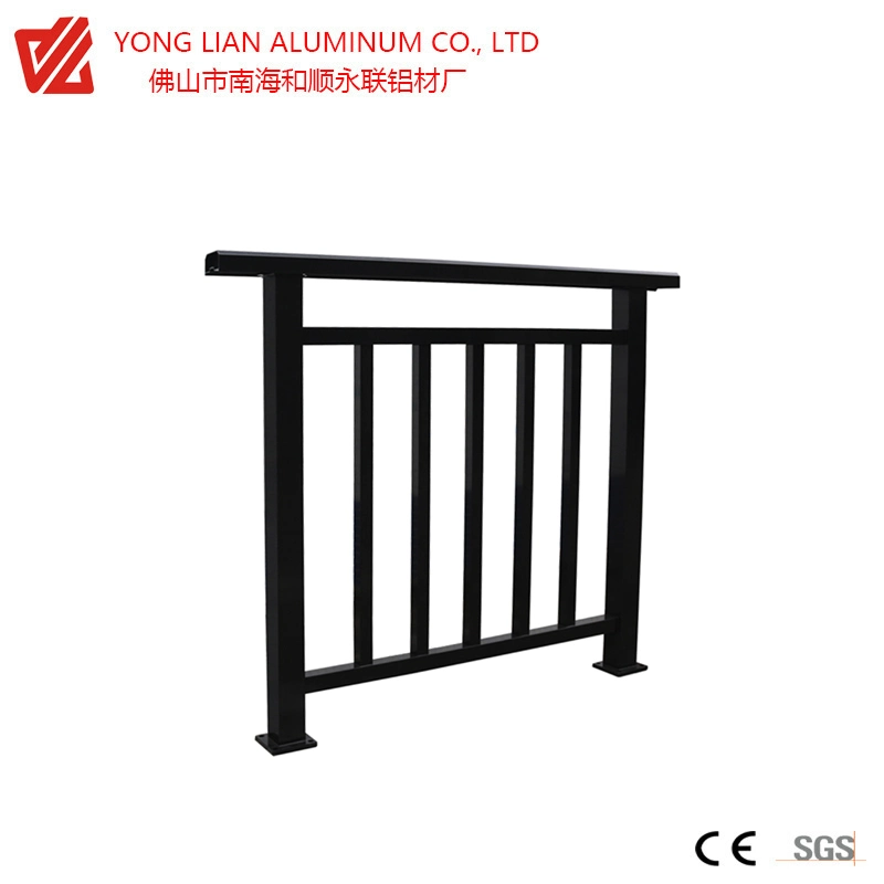 No Welding Aluminium Railing in Building Materials for Balcony and Garden with Powder Coating