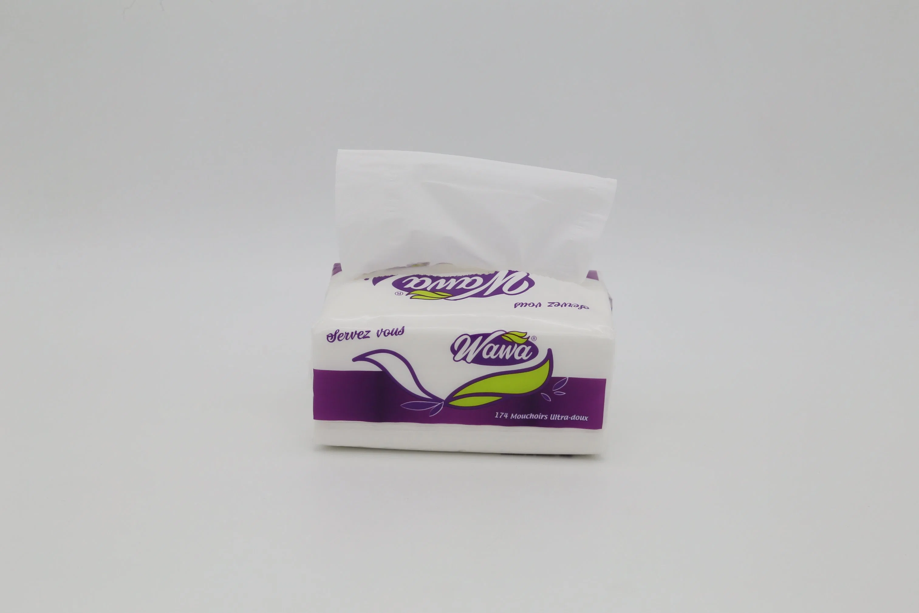 White Color Soft Facial Tissue Made of Virgin Wood Pulp