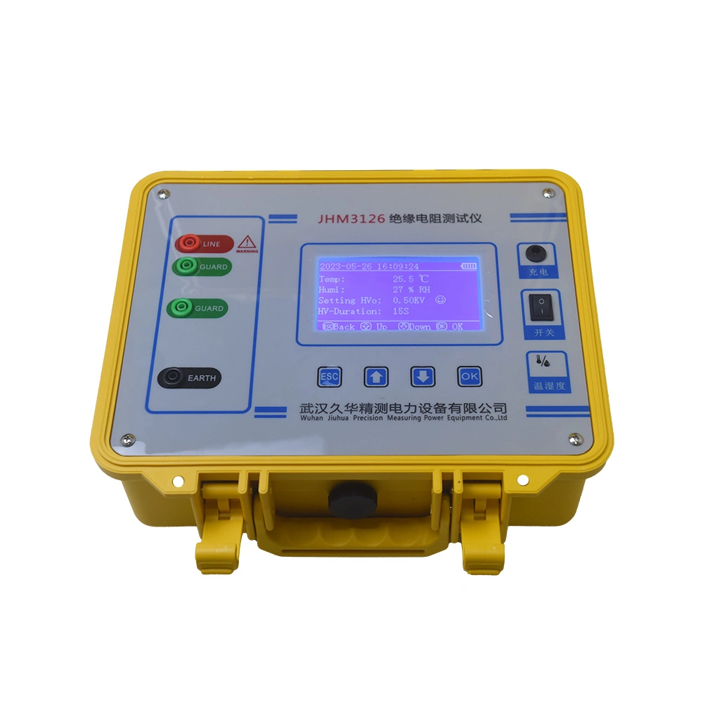 High Resolution Tramegger Testing Equipment Digital Tester Insulation Resistance Meter