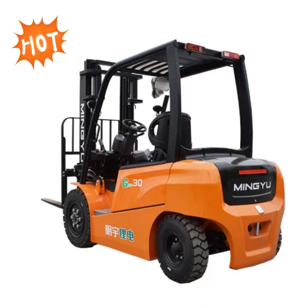 Mingyu Low Cost Hydraulic Full Electric Lithium / Lead Acid Battery Engine Operated Pallet Truck Forklift with AC Motor Battery