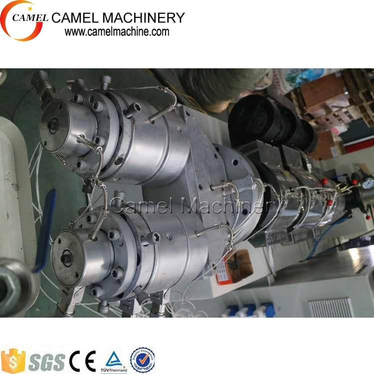 Two Cavity PVC Conduit Pipe Extrusion Line Making Manufacturing Machine