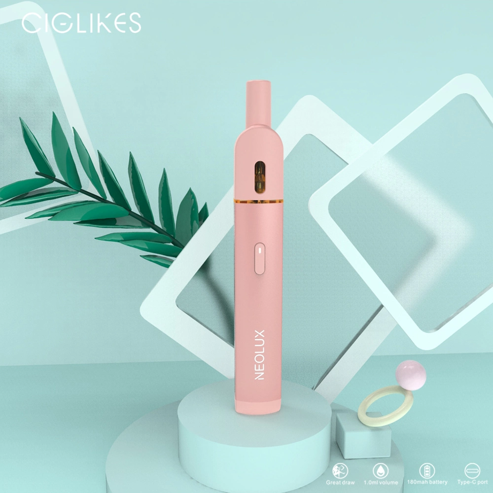 High-End Ciglikes D10 Neolux Disposable Pen Style Ceramic Wick Vaporizer Portable Disposable E Hookah Shisha Pen Air Pops China Direct Buy Gadget