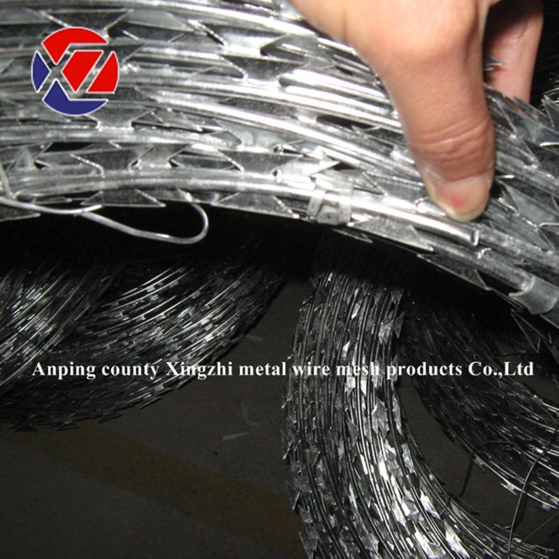 Best Factory Price 450mm 500mm Coil Diameter Bto-22 Razor Barbed Wire