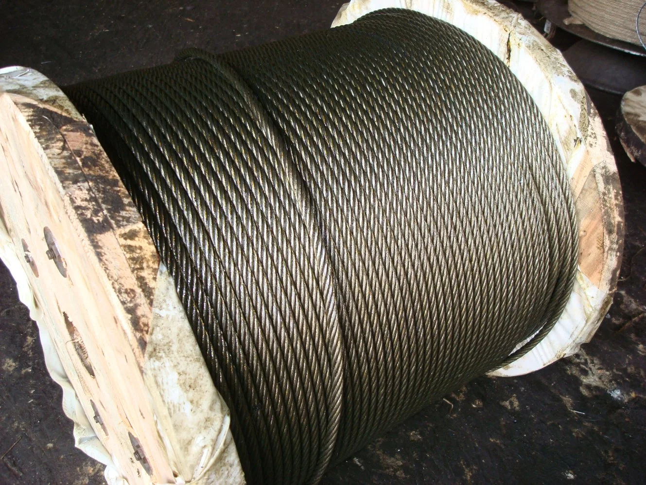 Ungalvanized Twisted 8X36ws+FC Steel Wire Rope 24mm