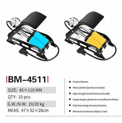 Product Features Metal Cylinder Sealed Double for More Efficient Inflation Handle Inflator