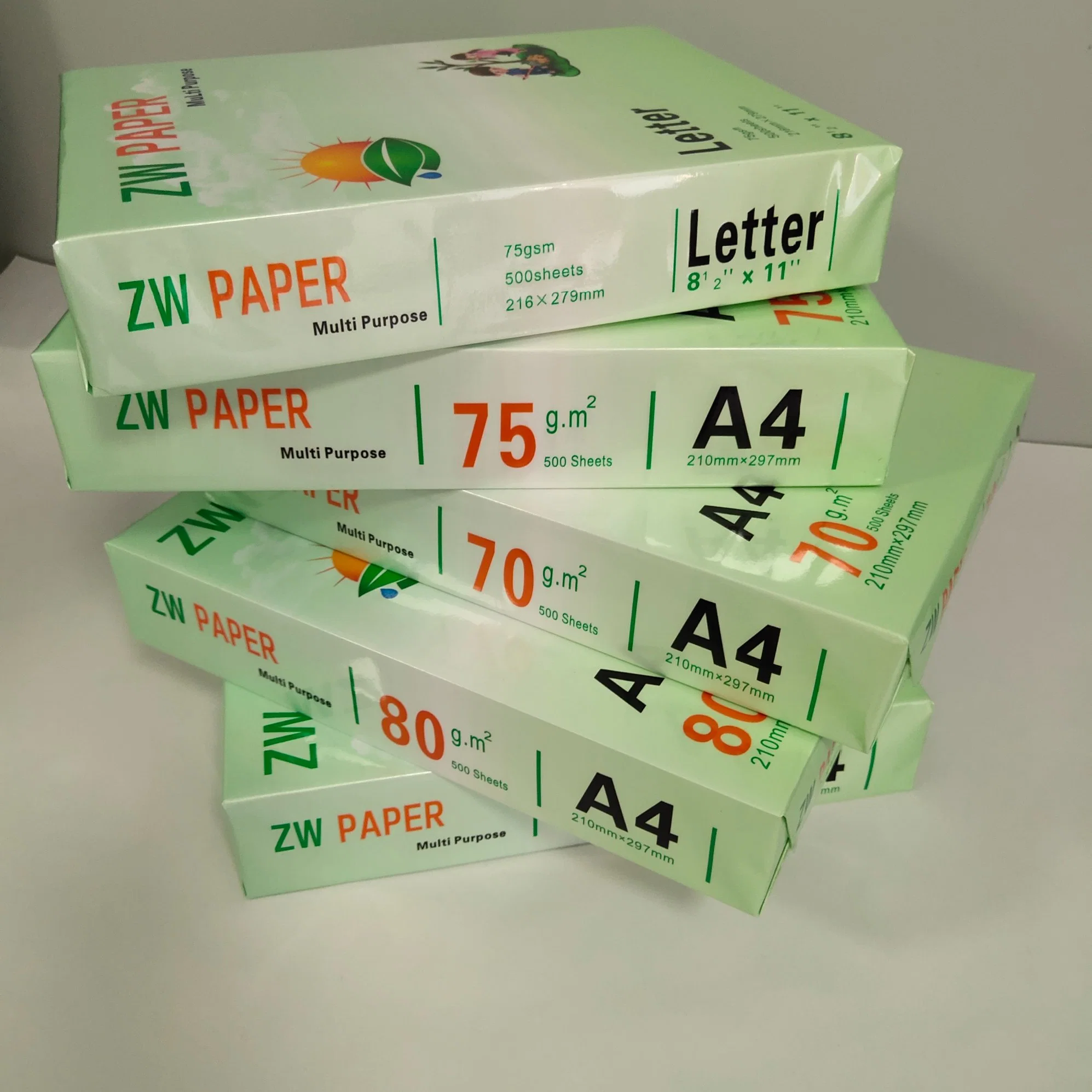 Una copia de la fábrica4 Documentos /la impresión de oficina papel y papel fotográfico 70 gramos 80 GSM Carta de tamaño Legal