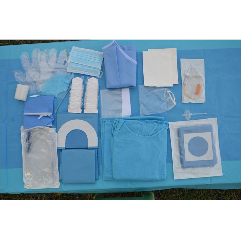 Sterile Surgical Delivery/C-Section/Dental/Basic/Universal Pack Drape Kits