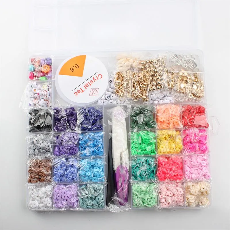 DIY Polymer Clay Beads Kit Jewelry Making for Children Craft