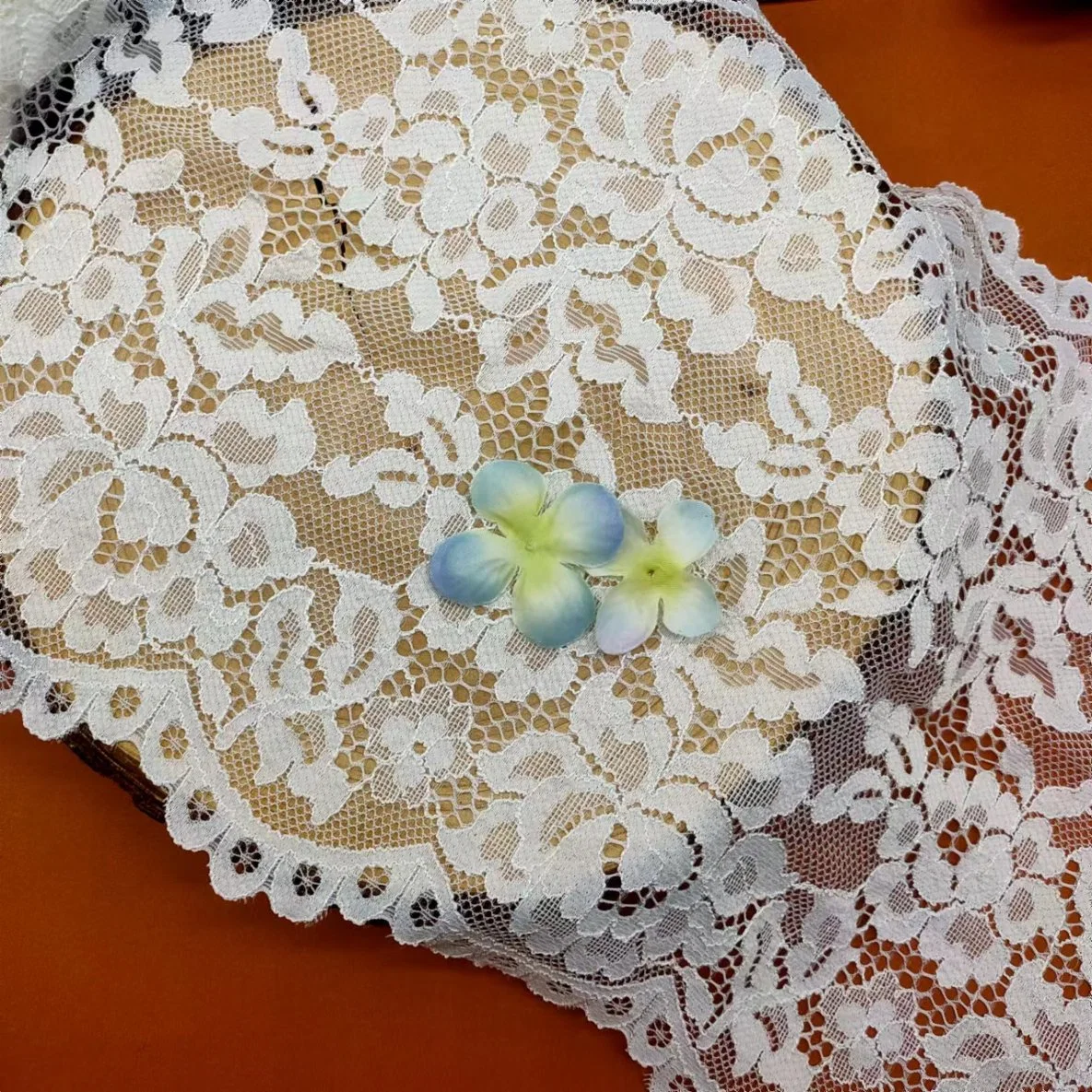 X3512 Fashion New Women Casual Elastic Weeding Trim Lace