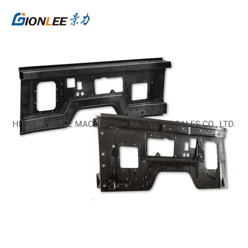 Carbon Mild Steel Black Gloss CNC Machining Frame