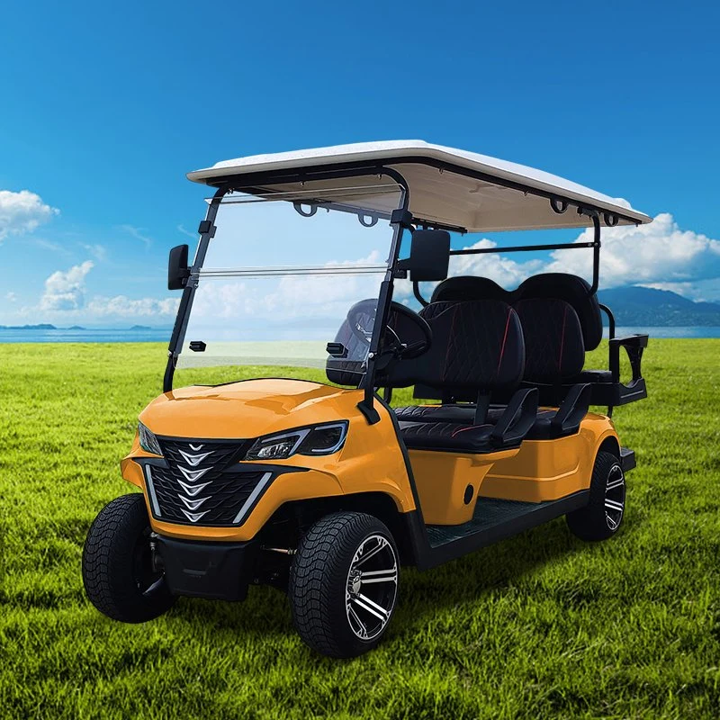 Grossiste 4+2 places Forge personnalisé G4+2 Chariot de golf électrique voiturette de golf
