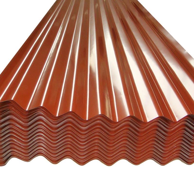 Structure en acier insonorisées UPVC Tuile de couleur du plastique ondulé Roofing PVC Feuille de toit