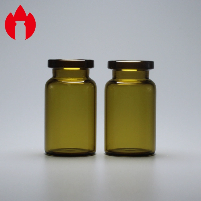 6ml Amber Medical Injectable Low Borosilicate Glass Bottle Vial