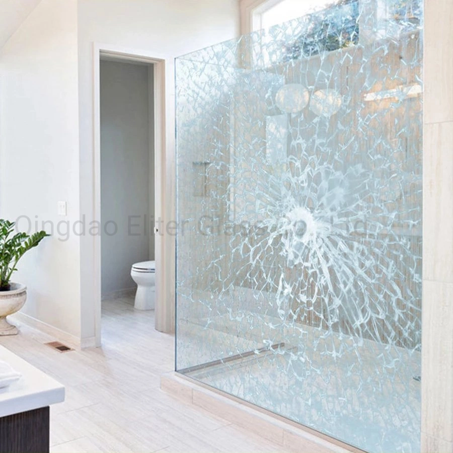 3-19mm Tempered Glass Door / Shower Room Glass with CNC Cutting & Polished Glass