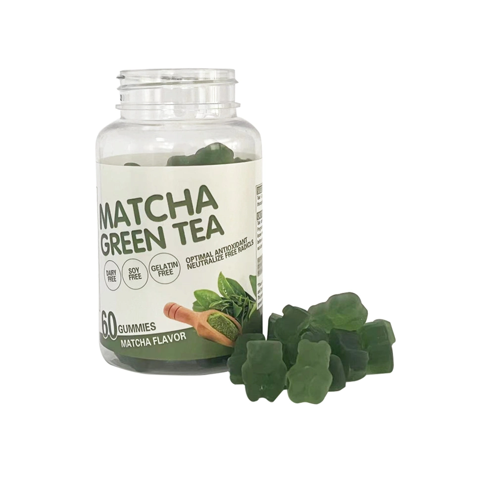 Private Label Gummy Extrait de thé vert matcha Gummies pour perte de poids &amp; Brûleur de graisse l'alimentation