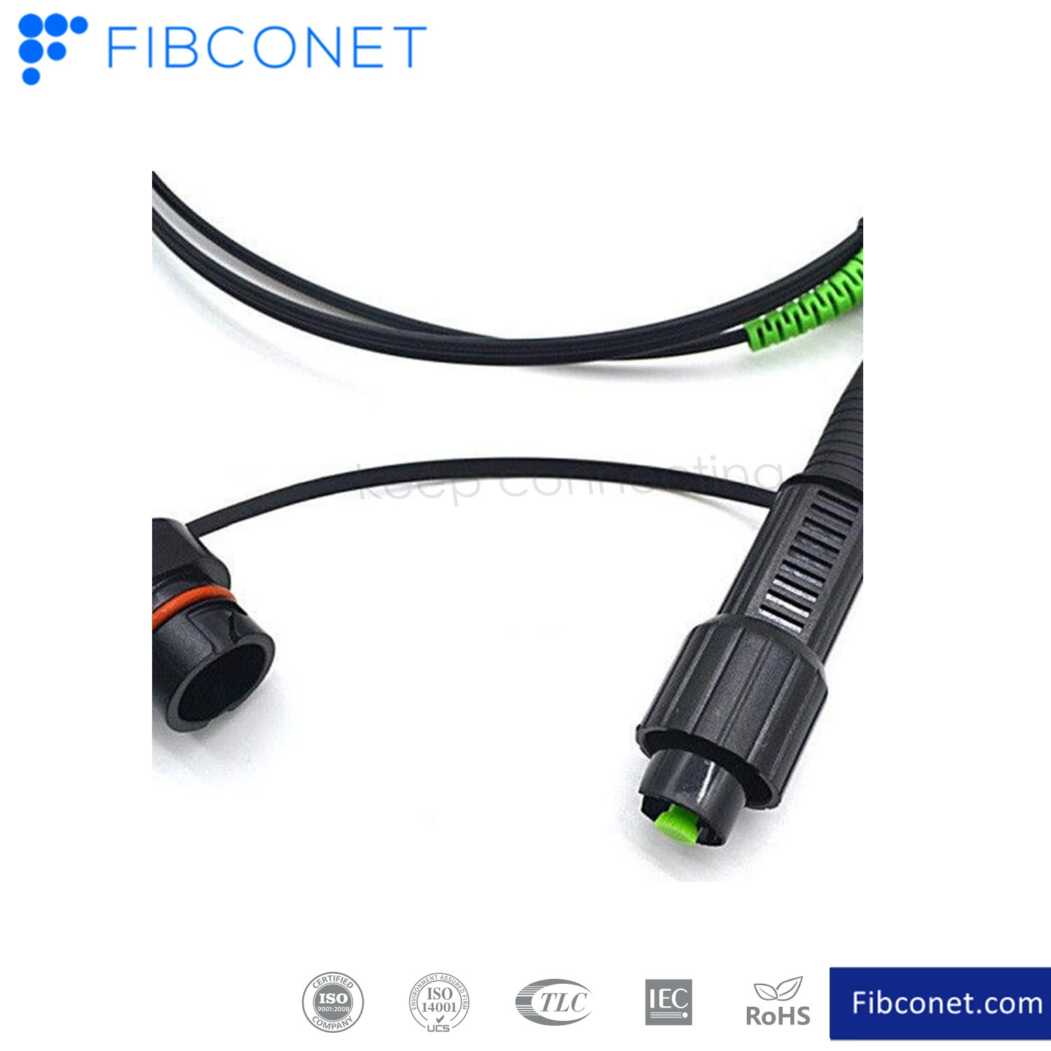 LC Fiber Optic IP67 Dust Cap Waterproof Fast Connector for Patch Cord