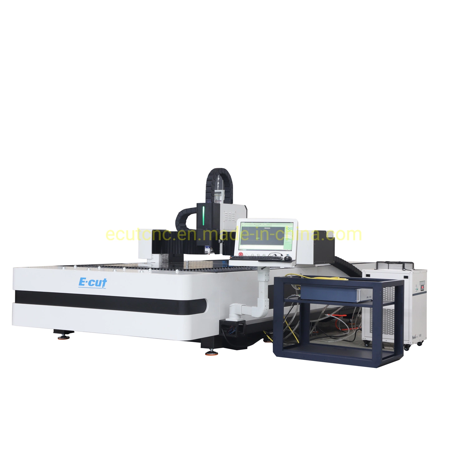 3015 4015 1000W CNC Fiber Laser Cutting Machine Raycus Laser Power High Efficient