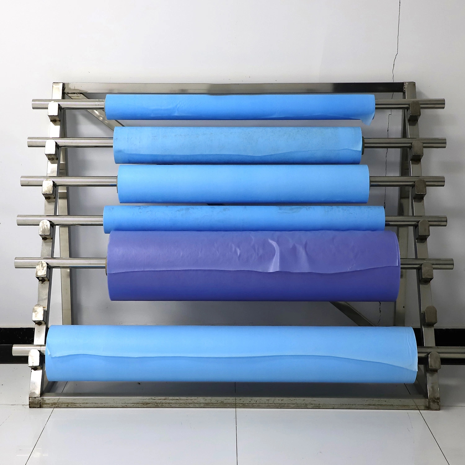 High Tension Blue Nonwoven Fabric Textile for Surgical Use