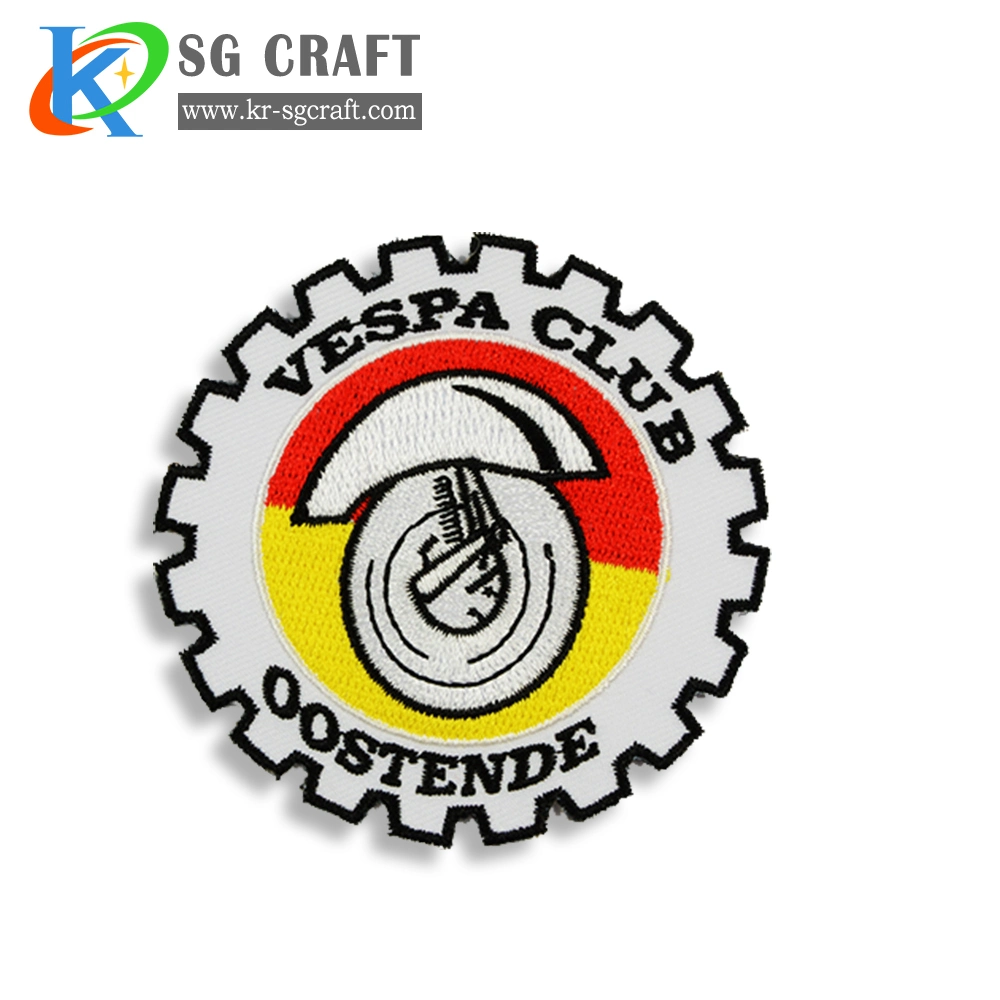 Custom Embroidered Patch Logo Leather Laser Print Badges Factory Price