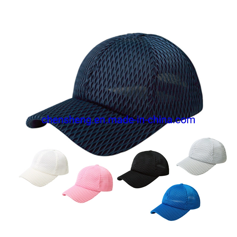 Moda personalizada Hombres Mujeres deportes de verano de la malla transpirable Ponytail Hat Gorra de béisbol