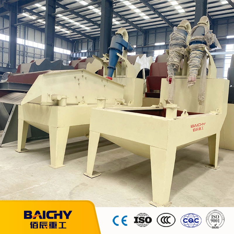 High Cleaning and Fines Recycling Rate Compact Sand Washing Machine with Cyclone