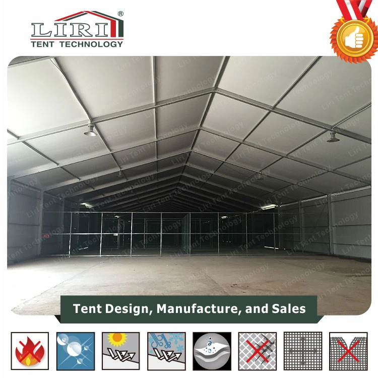 20X100m Aluminum and PVC Tents Connect Together Used as Warehouse