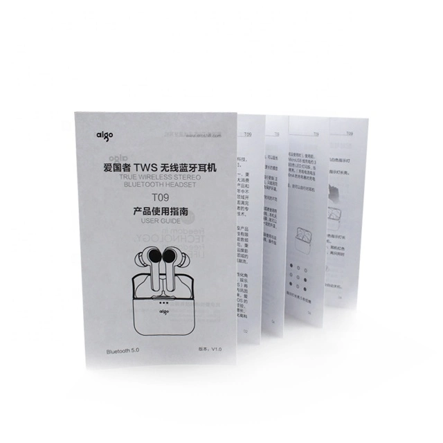 Instruções em papel para produtos eletrônicos Imprimir Catálogo de impressão Manual de Produtos personalizados Impressão