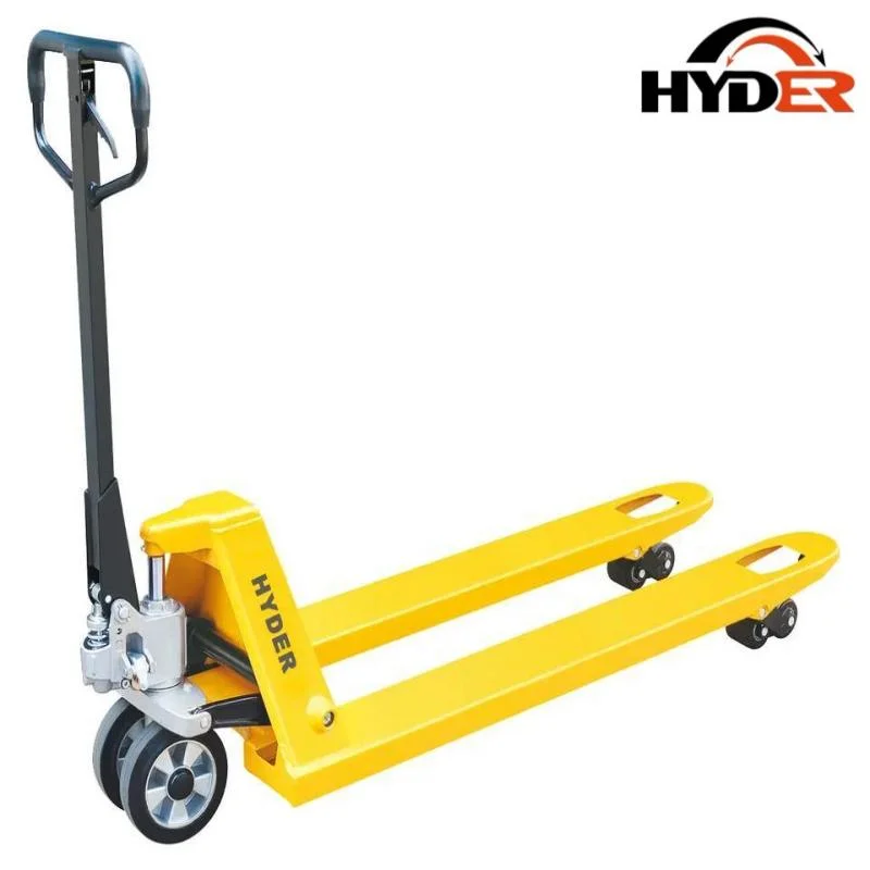 China Hyder Hydraulic Manual Forklift Hand Pallet Truck 3 Ton