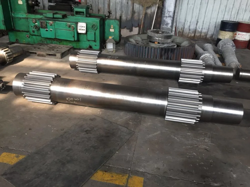 Railway Transport Gear Shaft 40crmo4 Industrial Cast Iron Forged Steel Shaft