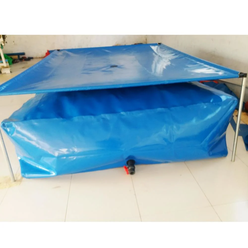 Venta en caliente PVC personalizado de 10000 litros o TPU plegable flexible Almacenamiento de agua Agricultural Irrigation Pillow vejiga tanque