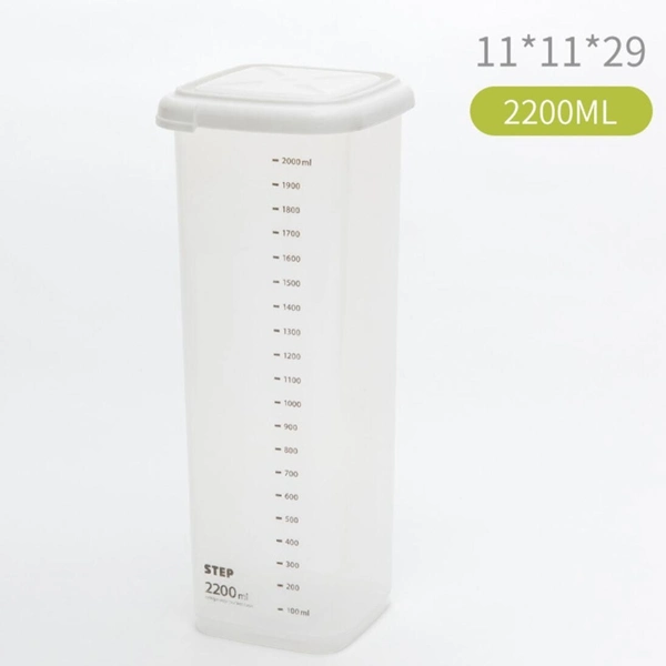 Plastic Jars with Lids Kitchen and Household Food Storage Rice Container