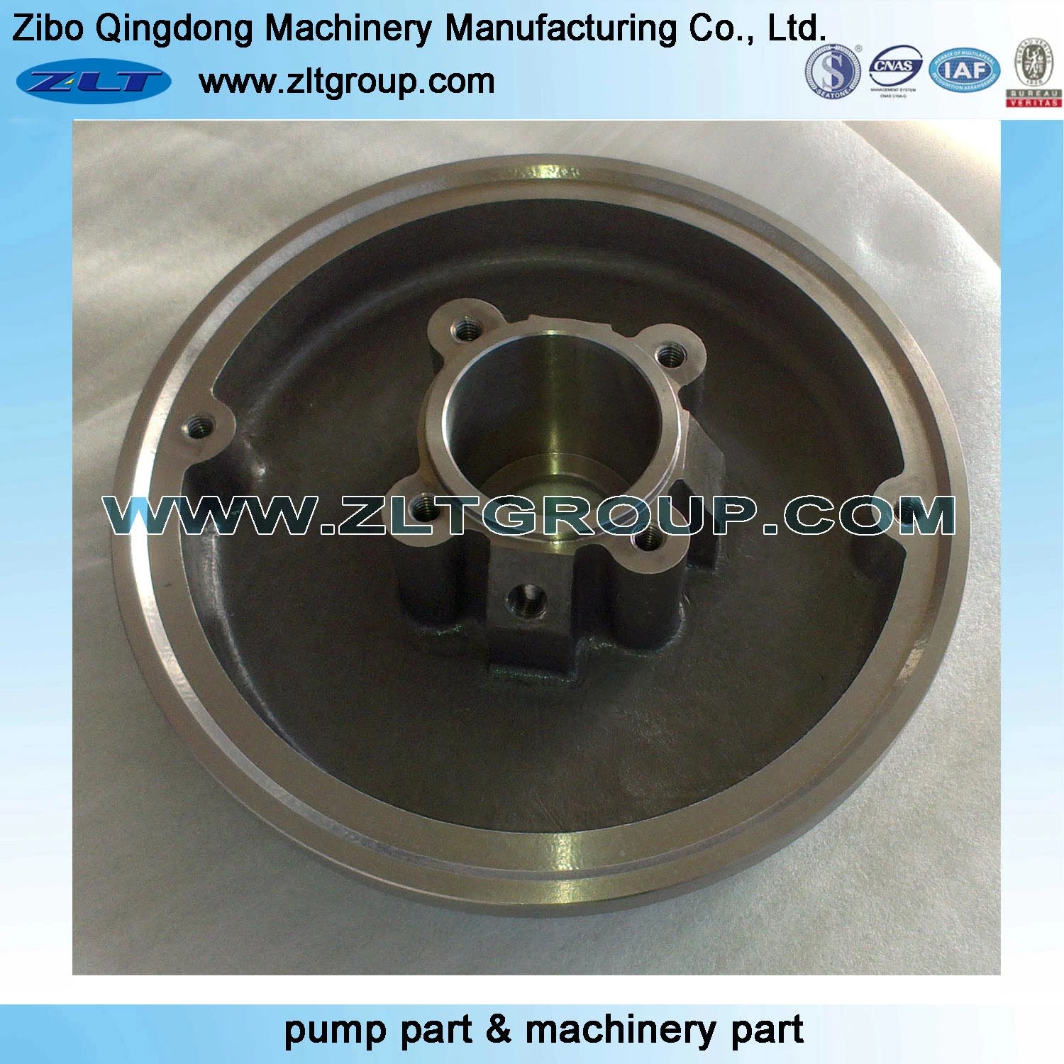 ANSI Chemical Process Centrifugal Pum Parts Zlt196 and Zlt Mark III Pump Parts in Titanium Material by Sand Casting