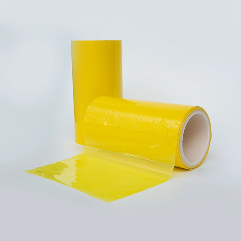 Factory Direct Sales Size Customized Yellow Silicone Release Film Pet Material