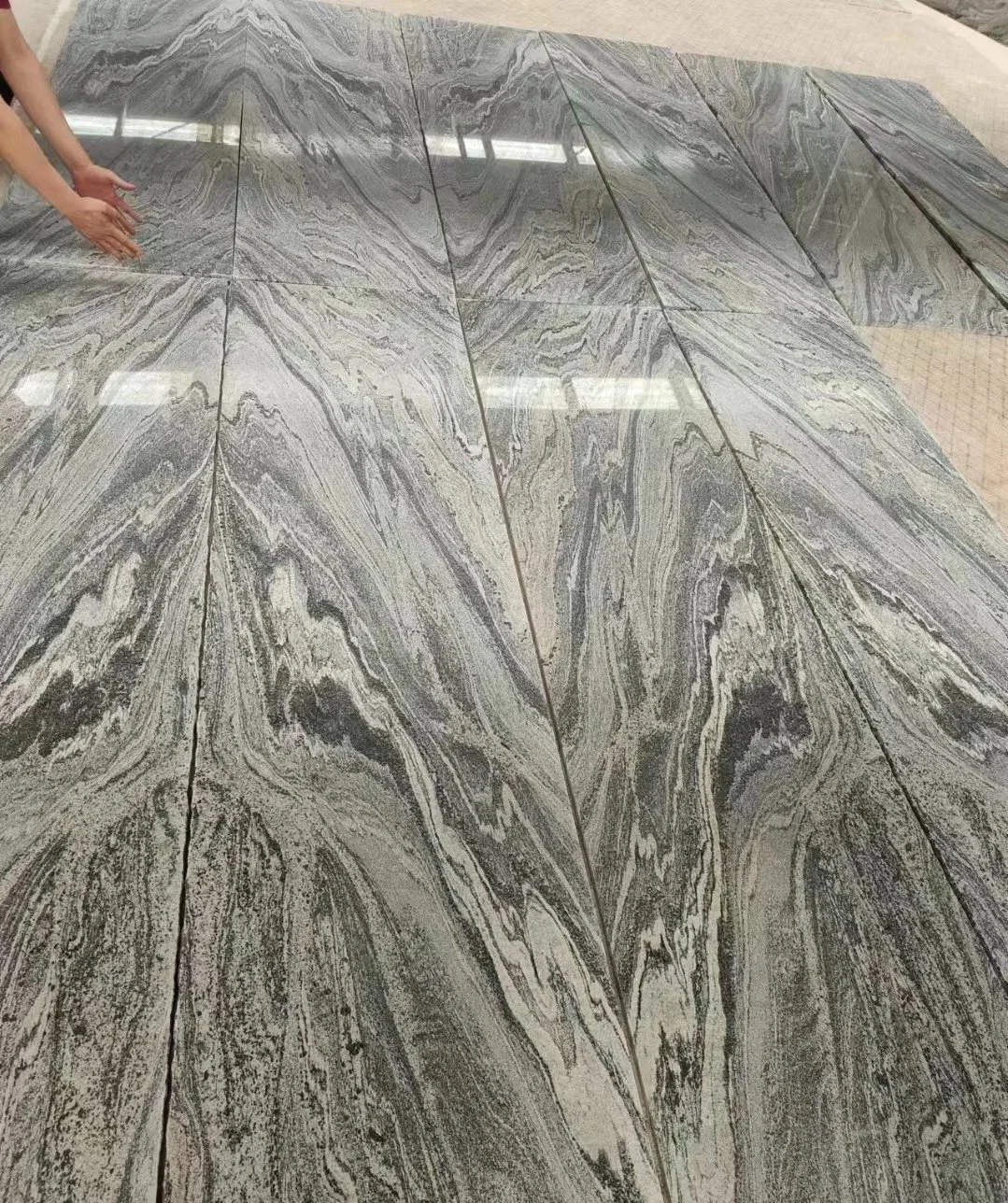 Natural Stone Can Be Outdoor Floor, Bathroom Wall Floor, Garden Decoration, Wave Sand Granite