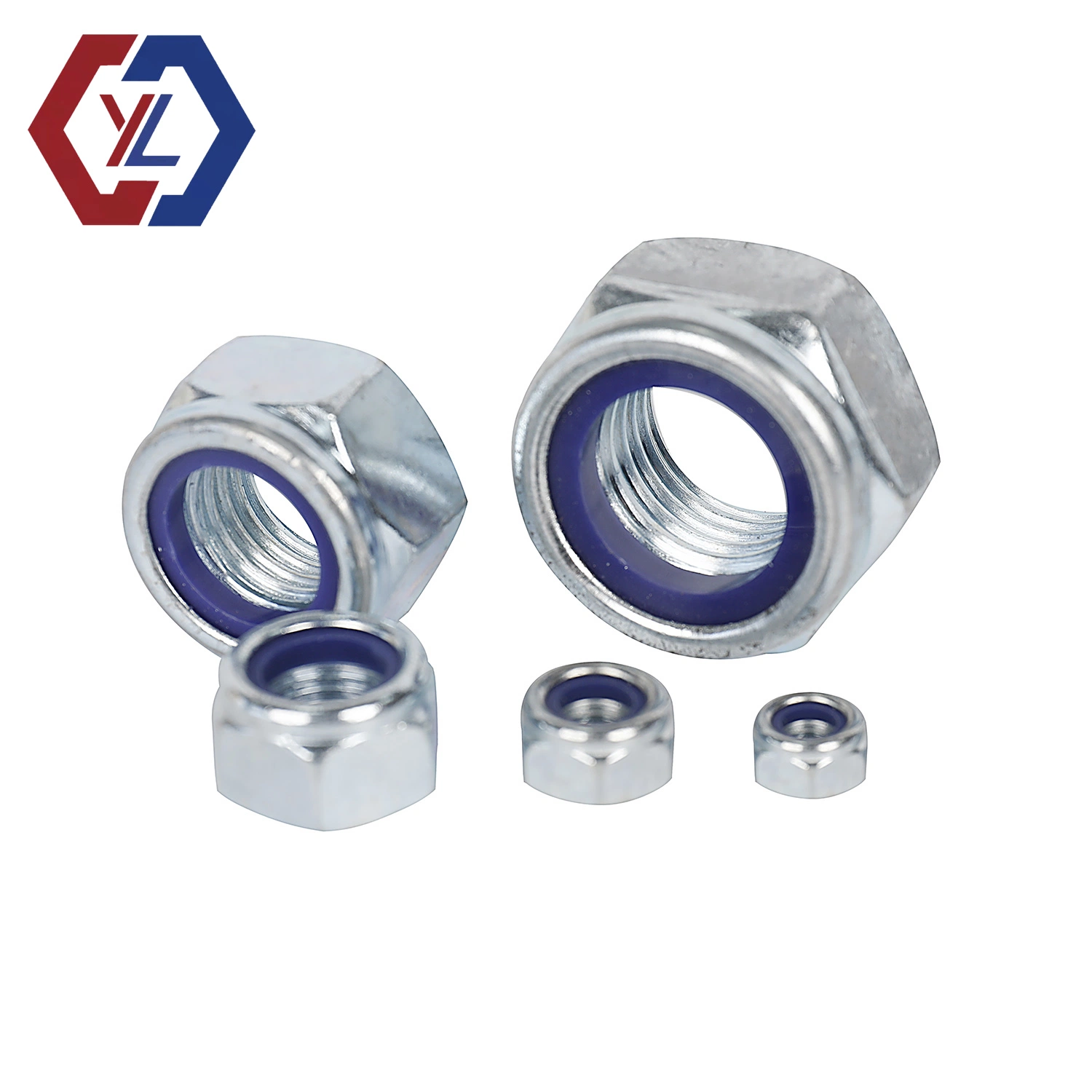 Manufacturer M16 Carbon Steel Nut Flange Nuts Rivet Nuts Hex Nut Spring Nut Lock Nut Rods and Nuts Hex Flange Nut Without Serration DIN6923 Flange Nut