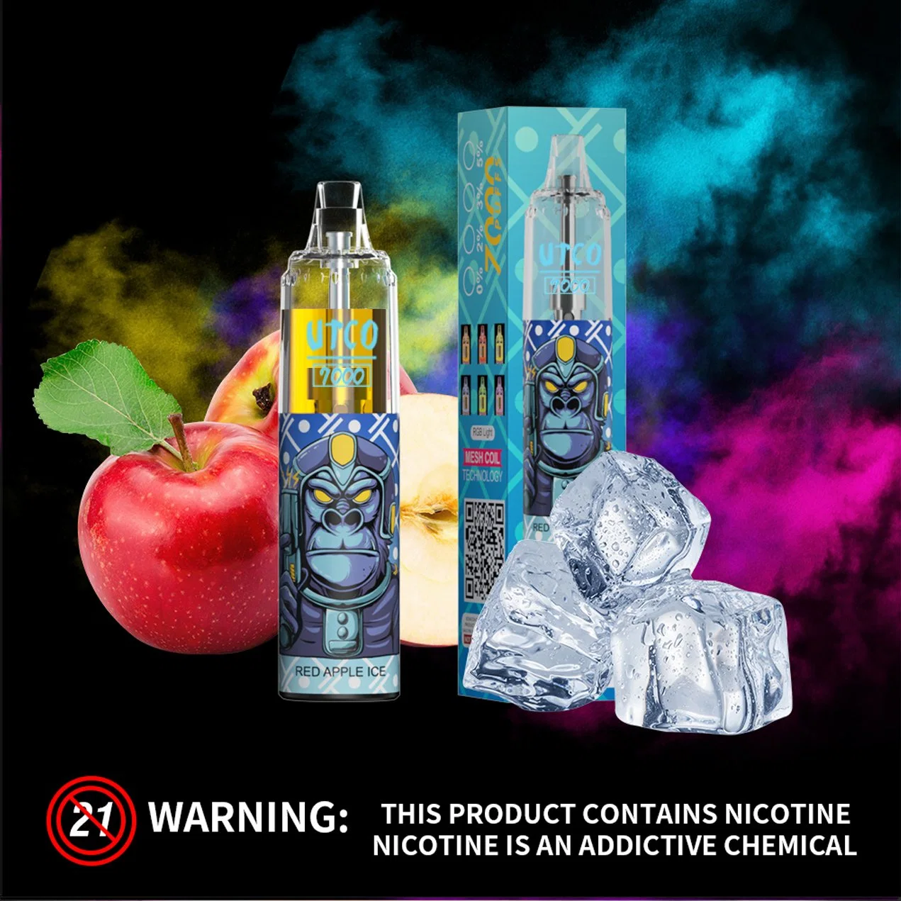 Factory Price for Wholesale/Supplier I Vape Utco 7000 Puffs Disposable/Chargeable Vape Hookah Pen or Disposable/Chargeable Electronic Cigarette Vs Randm Tornado 7000 Puff Vape