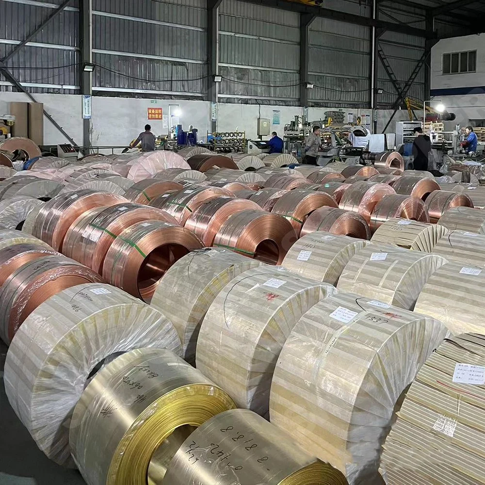 China C11000 C10100 C1220 of-Cu Tu2 Red Copper Strip Coil 3mm Cu-ETP Cu-Dhp T2 Tp2 Mirror Copper Coil Strip Cuzn10 H62 C27200 C26800 Brass Coil Cucrzr Strip