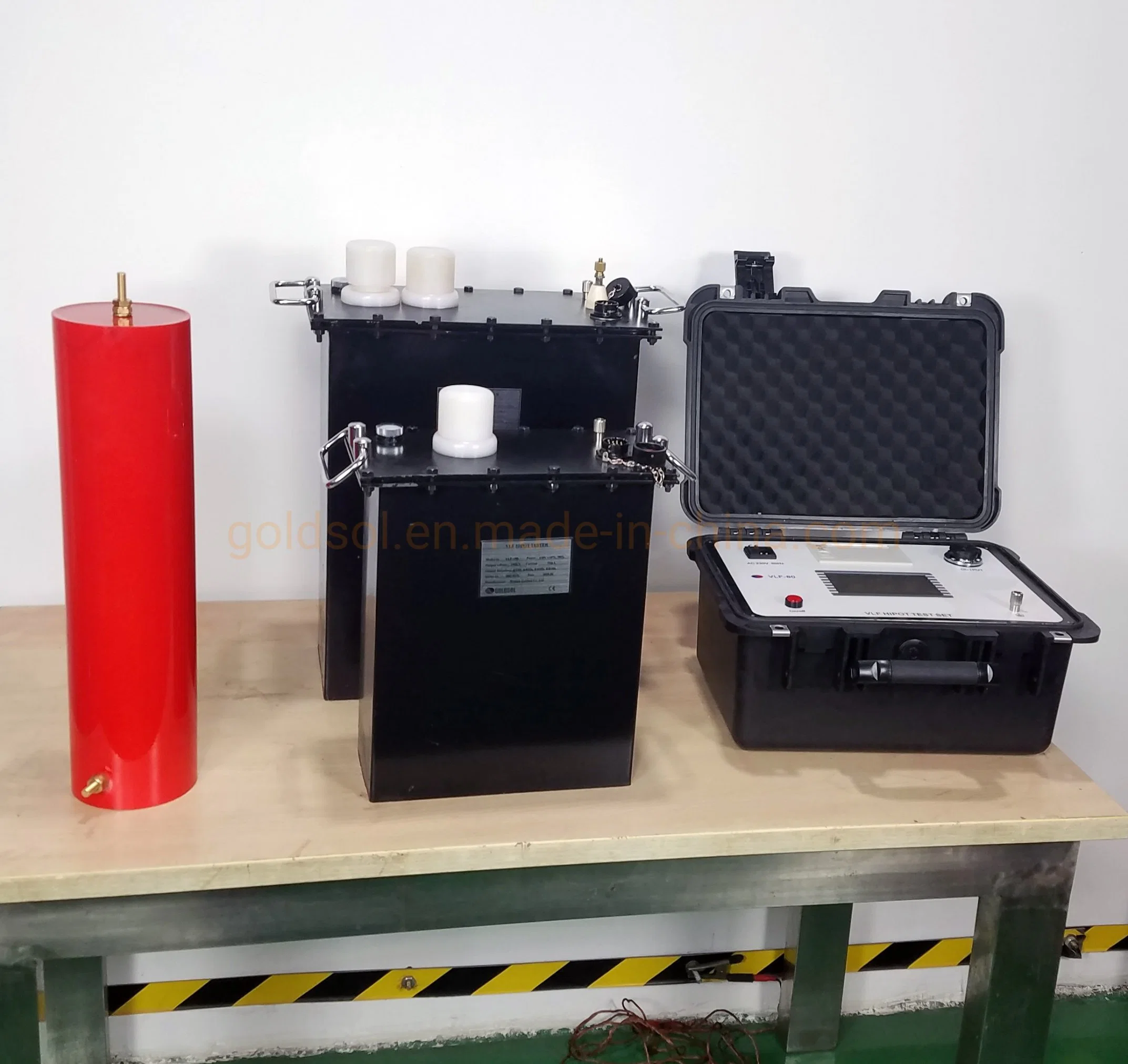 0.1Hz, 0.02Hz, 0.05Hz, 0.01Hz Vlf Hipot Test Units Generator for Cable Testing 80kv