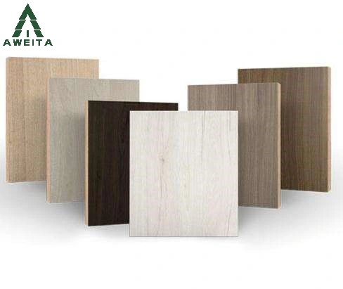 Synchronous Design Size 1220*2440*18 mm Melamine Faced MDF Plywood Particle Furniture Board