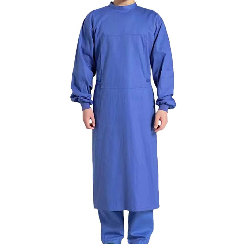 OEM One-Piece Surgical Gown Long-Sleeved Isolation Gown Overalls All-Inclusive Semi-Inclusive Surgical Gown for Men and Women