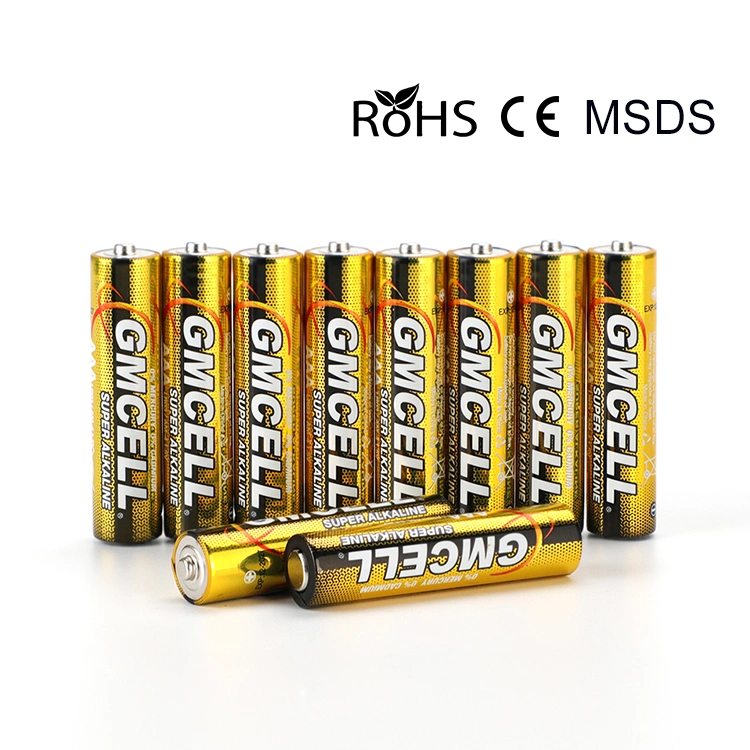 Long Shelf Life Primary Dry Cell 1.5V AAA Lr03 Am4 Alkaline Battery for MP3 and Toys for Wireless Mouse