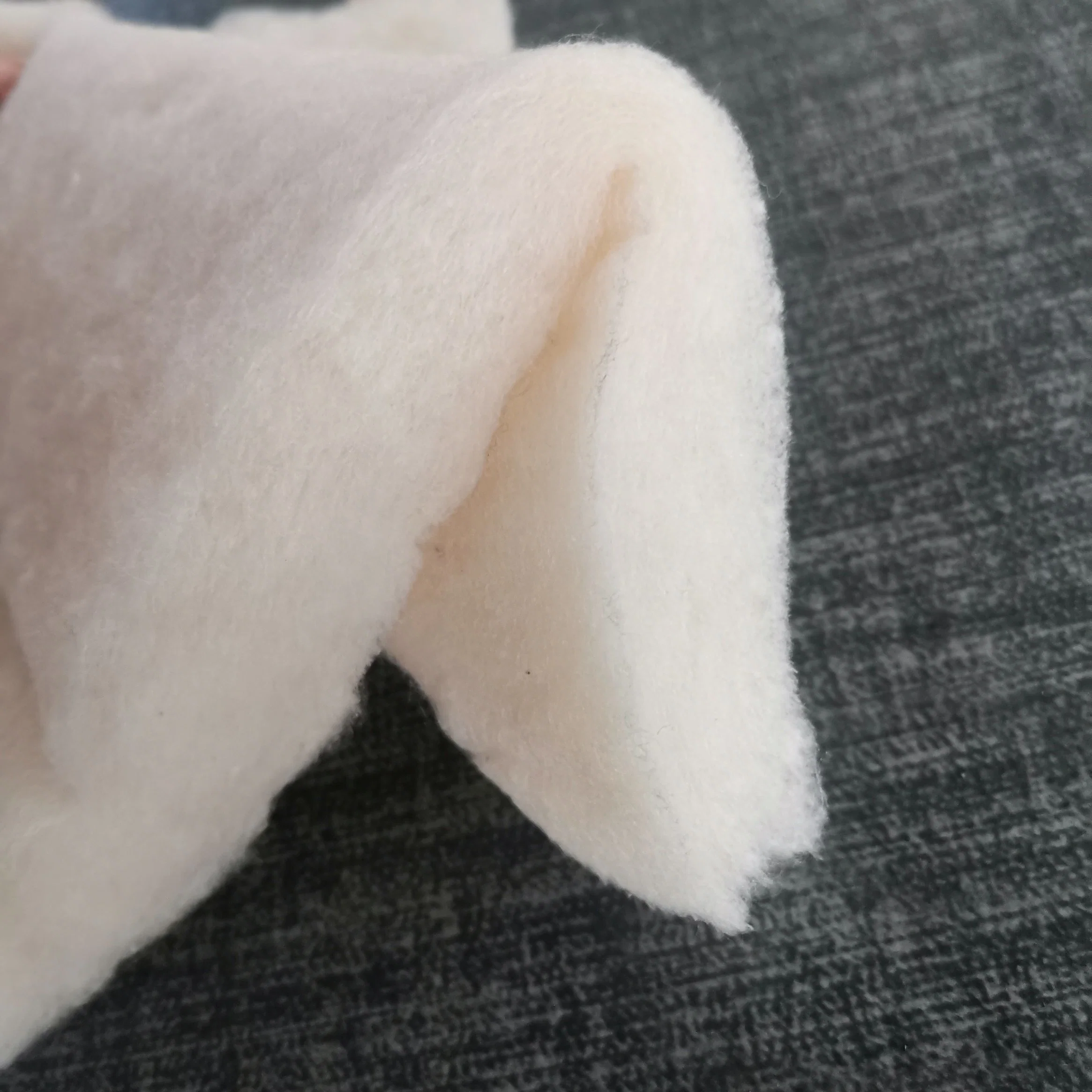 High Insulation Natural Kapok Fiber Polyester Textile Batting for Quilt Filling