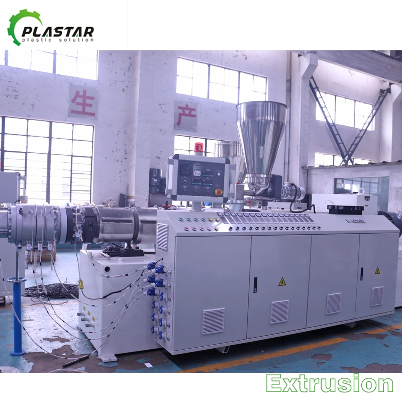 Double Outlet PVC Pipe Extrusion Lines for Plastic Pipe