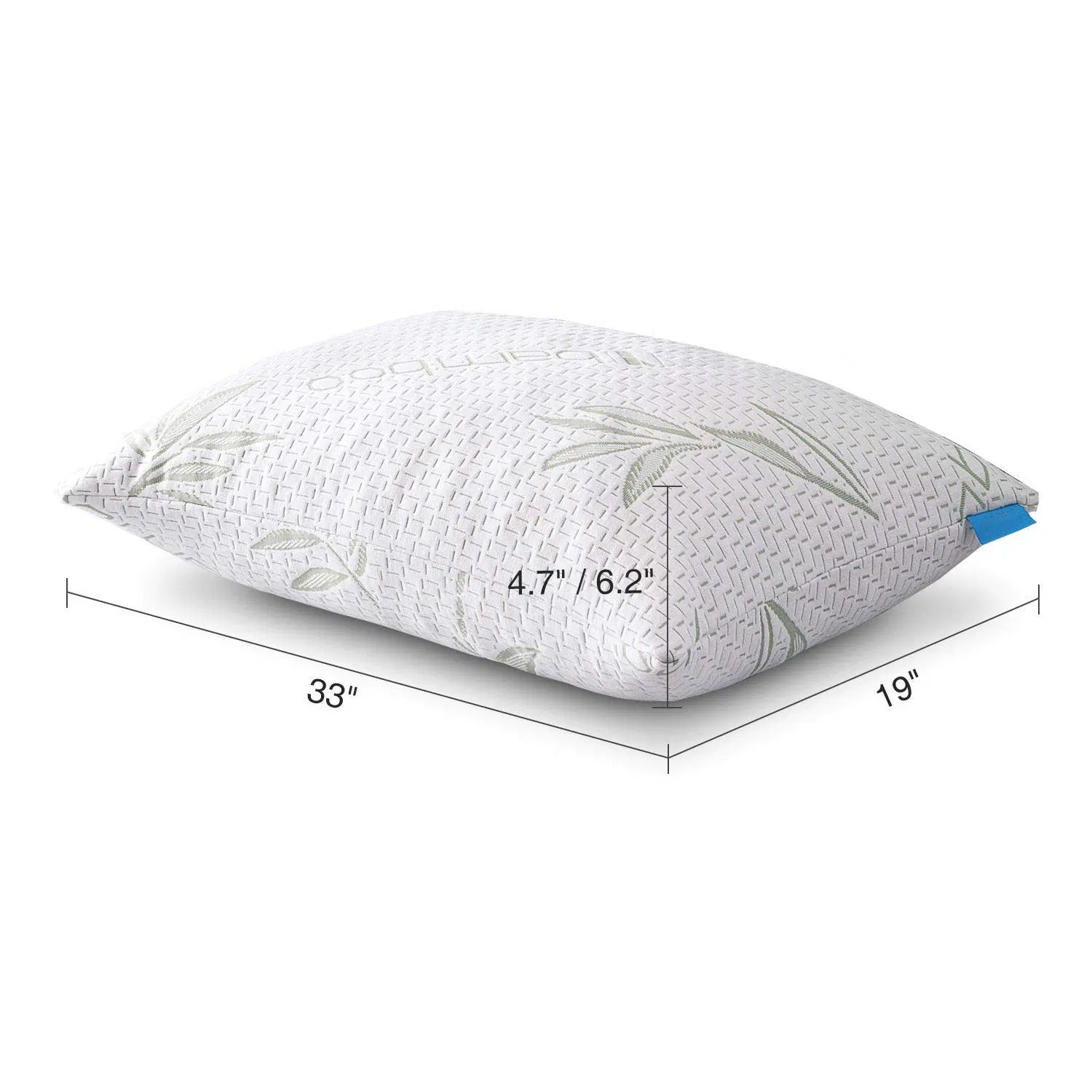 Almohada de cama espuma de memoria triturada almohada para dormir bambú Premium 40 Neck Rectangle Custom Logo aceptado Santa Gloria