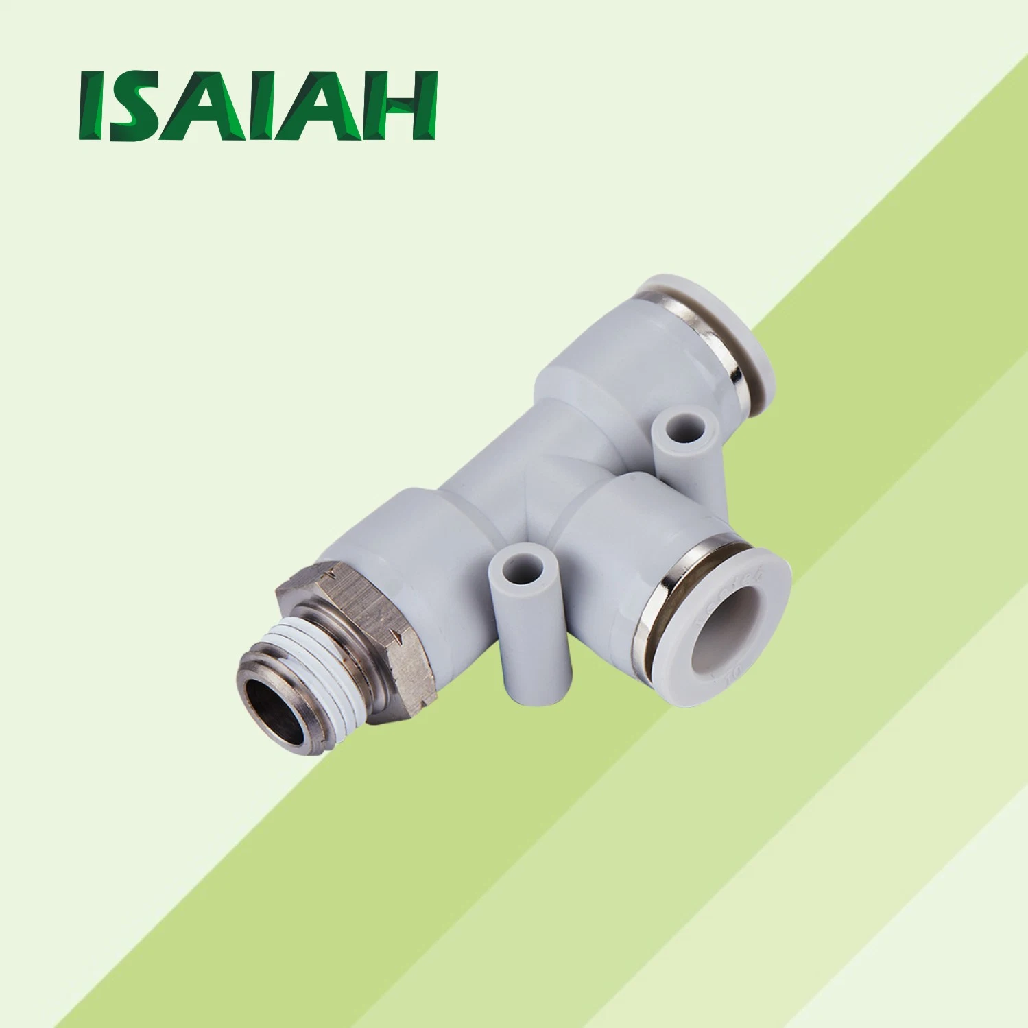 Pneumatic Quick Connector Copper Zinc-Free Specifications Round-Thread Straight Through Push-in Air Fittings