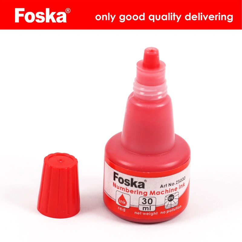 Foska Hot Sale 30ml Self-Inking Stamp Ink