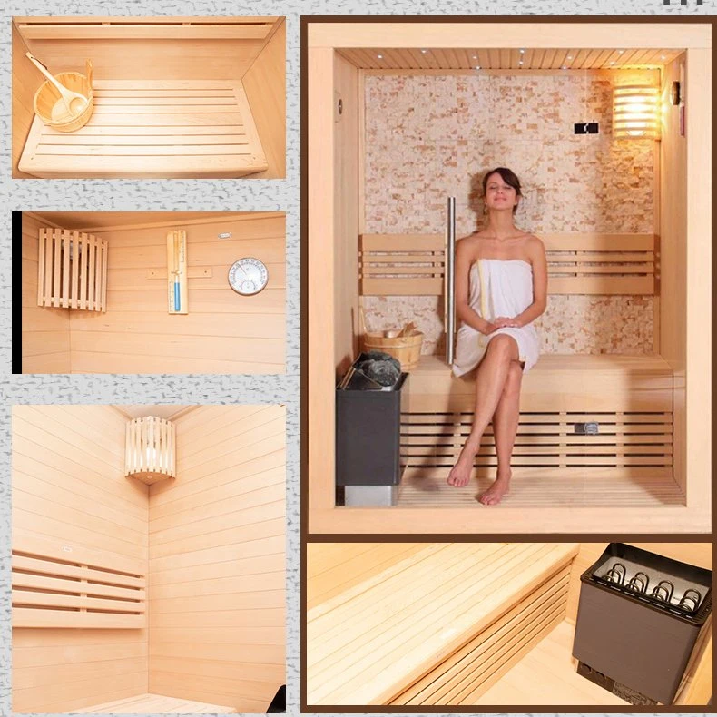 Factory Direct Sale Steam Traditional Finnish Sauna Room Indoor for Sale