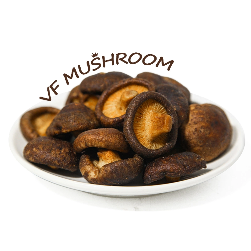 Wholesale Vacuum Fried Mushroom Chips Dried Vegetable Chips Shiitake Mushroom Crisps 300g